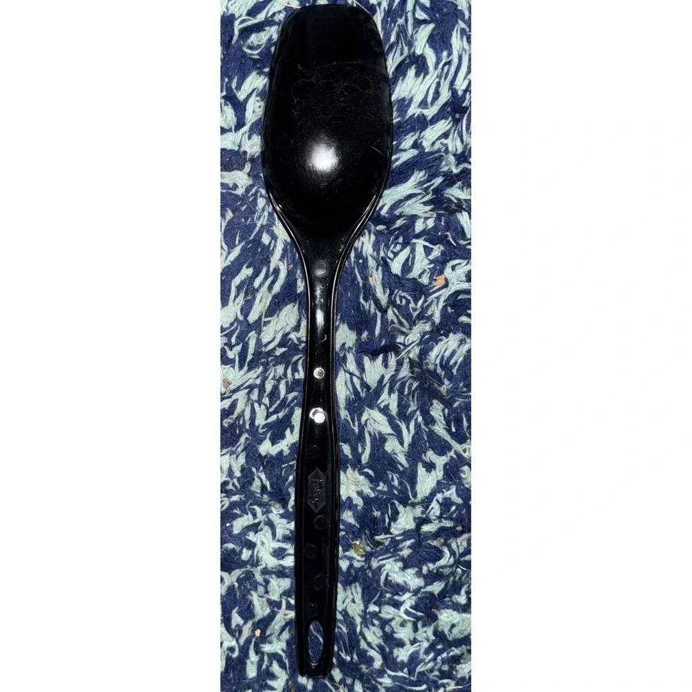 Vintage Black Foley Plastic Nylon Basting Serving Spoon 11